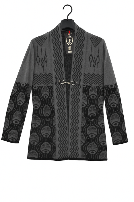 Beige & Brown Wool Blend Jersey
