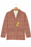 Brown Checked Wool Blend Jacket