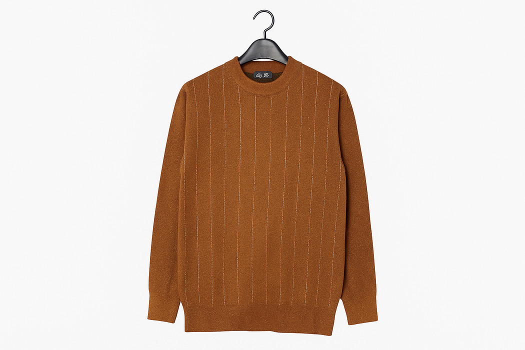 Rust Brown Knit Sweater