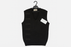 Charcoal Grey woolen sleeveless sweater