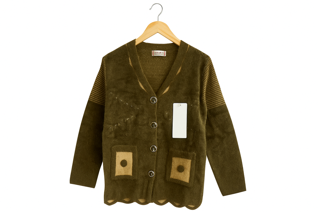 Women's Brown Wool Jersey