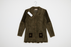Women's Brown Wool Jersey